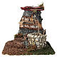 Cork Well with Canopy 15x10x15 cm Nativity Scene 8-10 cm s1