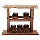 Market stand with canopy for nativity scene, 15 cm s1
