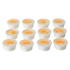 Tigela com ovos de plástico para presépio de 10 a 12 cm
