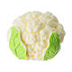 Cavolfiore in plastica presepe da 10- 12 cm s1