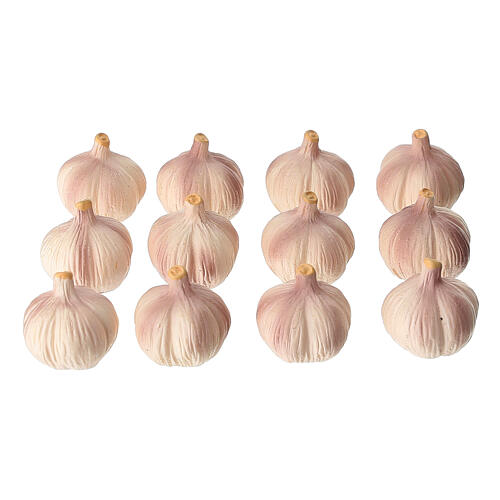 Plastic garlic figurine for 10-12 cm nativity scenes 2