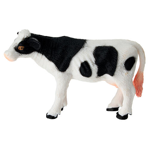 Vaca em plástico para presépio 10-12 cm 1