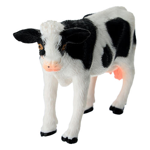 Vaca em plástico para presépio 10-12 cm 3