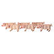 Maialino di plastica presepe 10- 12 cm s2