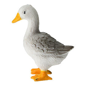 Anatra in plastica presepe 10-12 cm