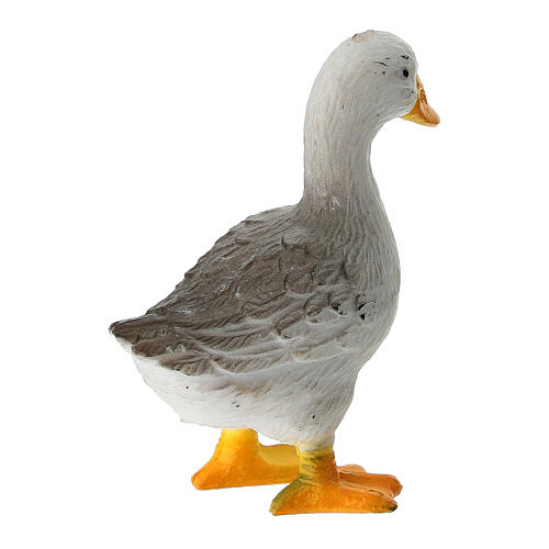 Pato de plástico para presépio 10-12 cm 4