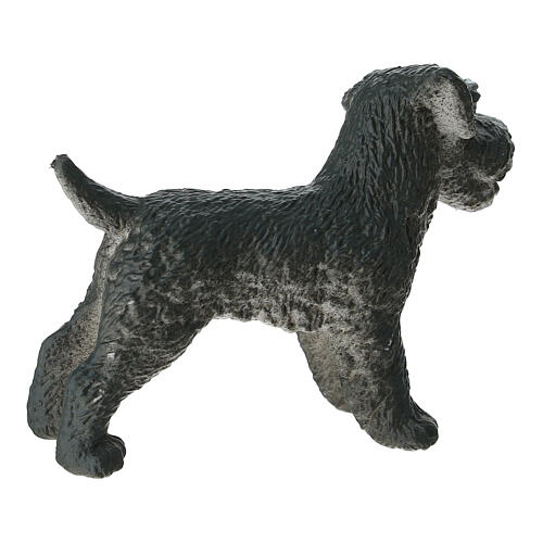 Schnauzer in plastica presepe 10-12 cm 4