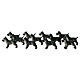 Schnauzer in plastica presepe 10-12 cm s2