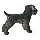 Schnauzer em plástico para presépio 10-12 cm s4
