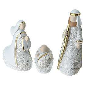 Presepe stilizzato completo in plastica 10 pz presepe 8 cm