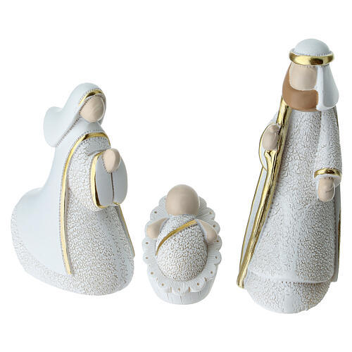 Presepe stilizzato completo in plastica 10 pz presepe 8 cm 2