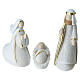Presepe stilizzato completo in plastica 10 pz presepe 8 cm s2