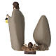 Presepe competo plastica bianca 10 pz. presepe 15 cm s5