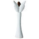Angelo vestito fiori rilievo plastica 15 cm s4