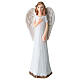 Ángel mano en corazón de plástico 10 cm s1