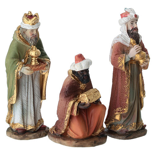 Three Wise Men for 8 cm plastic Nativity Scene 2