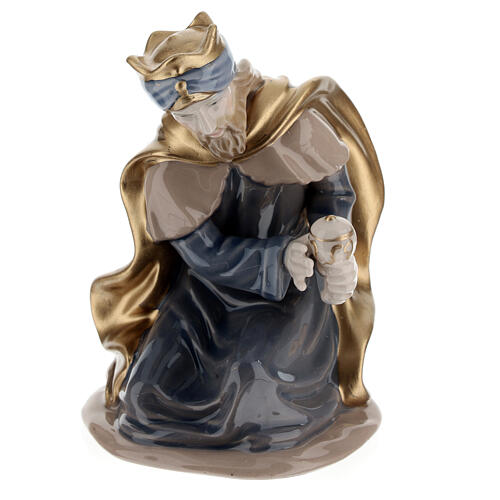Zestaw Scena Narodzin, kolorowa porcelana, 9 części, wys. 20 cm 6
