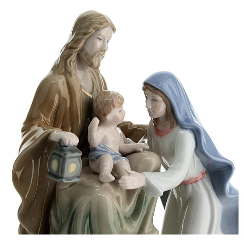 Holy Family, Navel painted porcelain, 18 cm 2