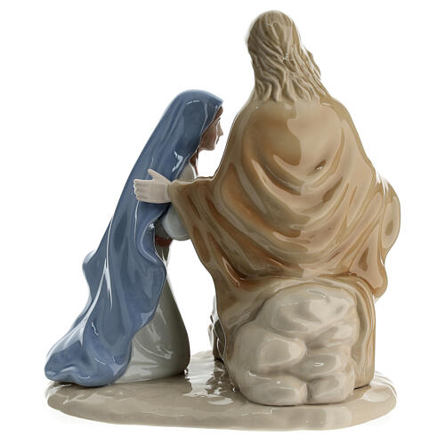 Sagrada Família porcelana colorida Navel 18 cm 6