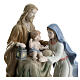 Holy Family set Navel colored porcelain 18 cm s2