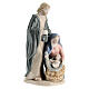 Statua Natività porcellana colorata Navel 10x5x5 cm s3