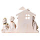 Nativity with Wise Men, Baby style, for white and golden Nativity Scene of 10 cm, 20x25x5 cm s4