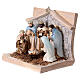 Nativity in a book, hand-painted resin, 12x15x10 cm s2