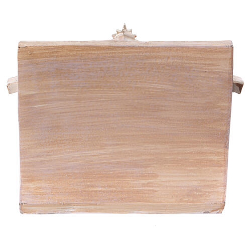 Szopka Bożonarodzeniowa z żywicy, ręcznie malowana, 12x15x10 cm 4