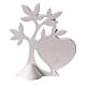 Flowery Tree of Life Confirmation favor in white gold resin 12x10 cm s3