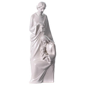 Nativité porcelaine blanche 40 cm Joseph avec lanterne