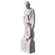 Święta Rodzina ze sceny narodzin Jezusa, porcelana biała, 40 cm, Józef z latarenką s3