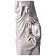 White porcelain Holy Family nativity set 40 cm Joseph with lantern s2