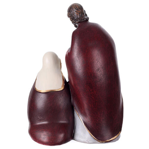 Heilige Familie aus farbig bemaltem Resin, für 20 cm Krippe  – 20 × 12 × 5 cm 4