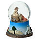 Natività palla di neve 9x7 cm resina s4
