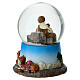 Nativity Holy Family snow globe 9x7 cm resin s5