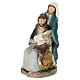Composizione Santa Famiglia 13 cm resina s2