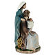 Composizione Santa Famiglia 13 cm resina s3