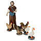 Set of shepherd with animals for Nativity Scene s2