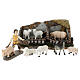 Set of shepherd with sheeps and pigs for Nativity Scene s1