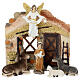 Set for Nativity Scene of resin stables and characters s4