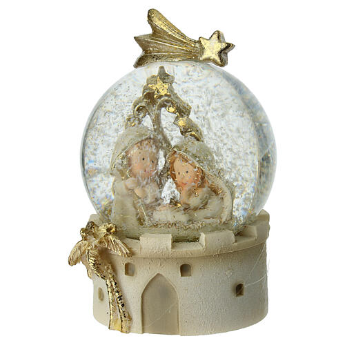 Snow globe with Holy Family, 4 in 2