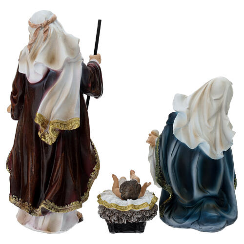 Set crèche santons 30 cm résine 8