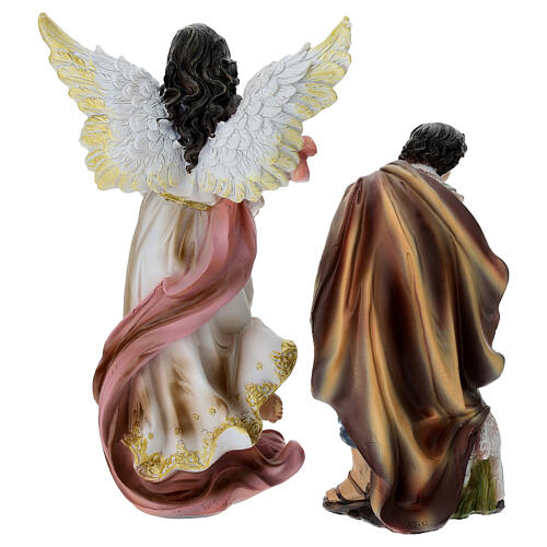 Nativity scene set of 30 cm resin figures 7