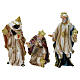 Nativity scene set of 30 cm resin figures s4