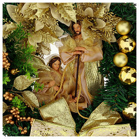 Wreath with Nativity, 14 in