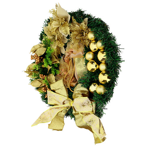 Wreath with Nativity, 14 in 3