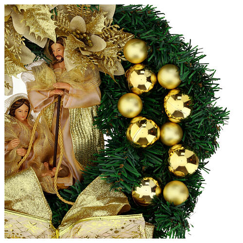 Wreath with Nativity, 14 in 5