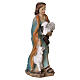 Statuetta pastore in pascolo con pecorelle presepe 8 cm resina s2