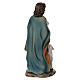 Statuetta pastore in pascolo con pecorelle presepe 8 cm resina s4