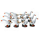 Oie avec herbe crèche 10-12 cm s2